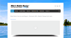 Desktop Screenshot of mikesmobilemarine.com